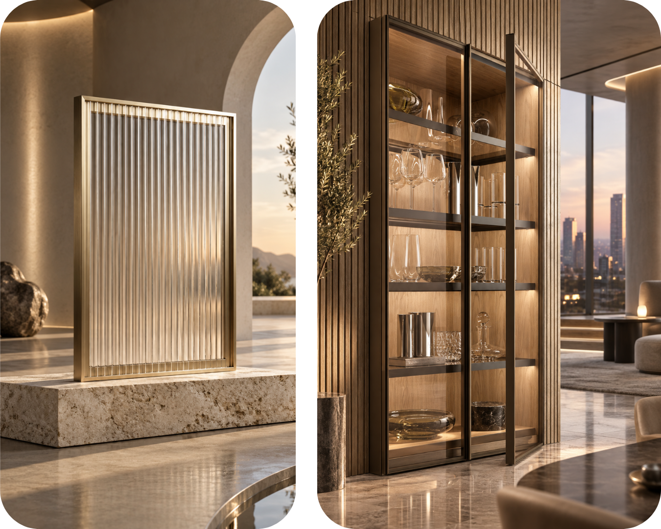 Profile system cabinetry